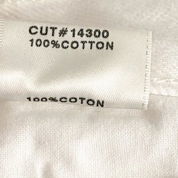 J Brand Women's White Mid Rise Button Fly Raw Hem Bonny Denim Mini Skirt 27 - Picture 10 of 10